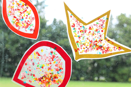 Stained Glass Fall Leaf Craft | Create with PEBBLES